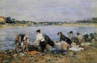 Boudin, Eugene - Laundresses